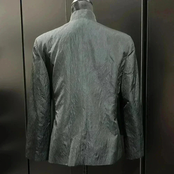 Zanella Maxine Full Zip,lightweight jacket,crinkle texture,shoulder pads,Italian - Picture 4 of 11